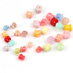 Benutzer definierte bunte Krone Blumen form Muschel harz Perlen für Schmuck machen Vintage Armband Ohrring Perlen Telefon kette Charms - Product Image 3