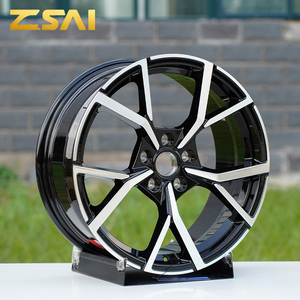 <span class=keywords><strong>17</strong></span>/18/19/20 इंच कस्टम जाली नए 40 मिमी 5 स्पोक अलॉय व्हील 5x112 5x114.3 यात्री कार रिम्स गोल्फ टिग्गुआन वोल्ट के लिए - Product Image 3