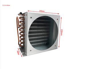 Condensador <span class=keywords><strong>de</strong></span> <span class=keywords><strong>Aire</strong></span> con Tubo <span class=keywords><strong>de</strong></span> Cobre y Aletas <span class=keywords><strong>de</strong></span> Aluminio, Refrigerador, Vitrina, Intercambiador <span class=keywords><strong>de</strong></span> Calor - Product Image 2