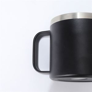 Taza de Viaje de Acero Inoxidable de Doble Pared con Aislamiento al Vacío, 12 Oz, con Asa y Tapa - Product Image 5