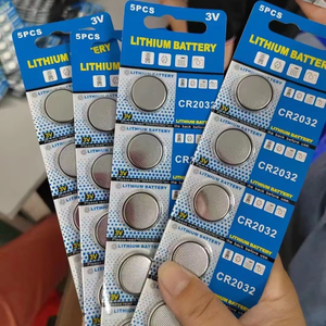 Batteria a Bottone al Litio-Manganese <span class=keywords><strong>CR2032</strong></span> 2016 2025 3V per Elettronica di Consumo, Formato Moneta, Alcalina LiMn2 in Blister - Product Image 1