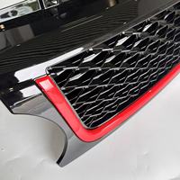 Pour Land Rover Range Rover Sport 2010-2013, calandre avant noire rouge nid d'abeille L320, accessoires de mise à niveau, neuf