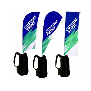 Sacs à dos pour centres commerciaux personnalisés outils promotionnels publicitaires sac à dos avec porte-drapeau bannière et cadre en X - Product Image 6