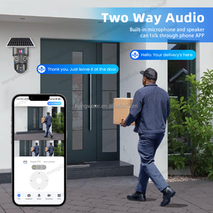 Hongglobal 12MP V380 <span class=keywords><strong>Pro</strong></span> 3 ống kính 10x Zoom 6K 4G không dây năng lượng mặt trời Powered PTZ surveil máy ảnh ngoài trời an ninh CCTV 4G năng lượng mặt trời máy ảnh - Product Image 5