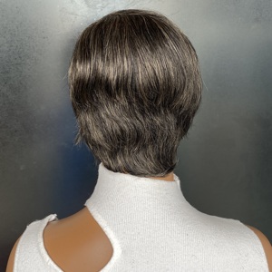 วิกผมสั้นตรงแบบพิกซี่คัท ไม่มีหน้าม้า ไม่มีเชือกผูก ขายส่ง - Product Image 5