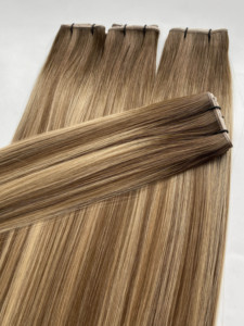 Extensions de cheveux naturels Haiyi 2026, sans couture, légères et polyvalentes, double trame, rangée de perles discrètes - Product Image 3