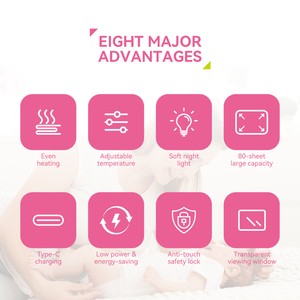 Nouvel arrivage ODM électrique distributeur de lingettes humides pour bébé matériau PP intelligent à température constante pour la propreté - Product Image 4