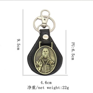 Llavero religioso de metal para hombre, cadena de llaves de metal, de fe, de <span class=keywords><strong>la</strong></span> Virgen María - Product Image 5