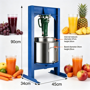 Presse manuelle industrielle pour fruits et vin avec panier en acier inoxydable pour la production de jus, de <span class=keywords><strong>cidre</strong></span>, de miel et de suif - Product Image 4