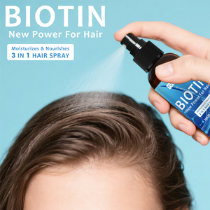 Spray per Capelli 3 in 1 con Biotina a Marchio Privato, Nutriente per il Cuoio Capelluto, Idratante per Capelli e Cuoio Capelluto Secco con Estratti Naturali <span class=keywords><strong>di</strong></span> Piante, Idratazione Duratura - Product Image 2