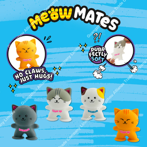 4 Estilos de Juguetes de Gato Súper Suaves para Descompresión, Muñecos de Gato TPR con Ventosa, Juguetes Blandos de Gato Elásticos para Apretar - Product Image 2