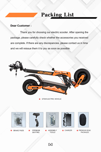 Scooter Eléctrico Plegable de Alta Velocidad 5600w GT08 de 2 Ruedas con Neumáticos Todoterreno de 11 Pulgadas para Adultos, Fabricante J15 PLUS - Product Image 6