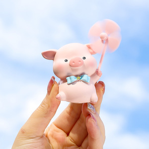 Figuras de Resina de Molinos de Viento con Forma de Animales, Pequeños Adornos de Escritorio, Decoración del Hogar, Muñecos de Dibujos Animados, Regalo de Artesanía Artística - Product Image 3