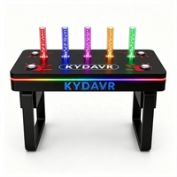 Table d'arcade interactive de réaction pour la coordination œil-main : Attrapez la lumière LED – Le premier qui arrive, le premier qui prend !