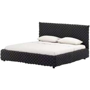 Boutique Villa Master Bed - Boucle-Velvet Hybrid, Masaje Ajustable, Marco Real - Product Image 4