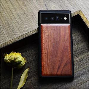 Nuevos accesorios Smartphone Funda de teléfono móvil de madera de bambú para Google <span class=keywords><strong>Pixel</strong></span> 6 Pro <span class=keywords><strong>6a</strong></span> Fundas traseras - Product Image 3
