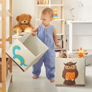 Cartoon Oxford Stof Opvouwbare Kleding Opberg Kids Speelgoed Organizer Opbergdozen Speelgoed Organizer Doos - Product Image 1