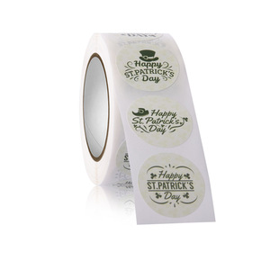 Autocollant de tatouage de visage de barbe en vinyle, accessoires de décoration de la saint-patrick, Festival irlandais vert - Product Image 1