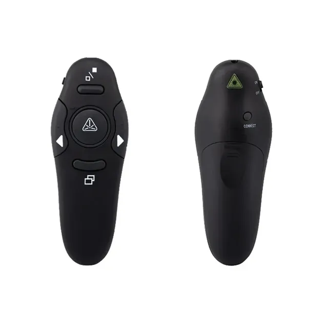 24GHz USB Presenter Remote Control Powerpoint Wireless Presentation PPT Flip Pen Pointer Clicker Teacher 15m AAA Battery