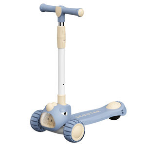 Trottinette pliable 3 <span class=keywords><strong>roues</strong></span> pour enfants OEM ODM, 1-6 ans, sûre, antidérapante, glisse fluide - Product Image 2