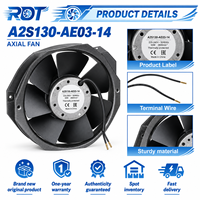 مروحة تهوية محورية ألمانية أصلية A2S130-AE03-14 بجهد 230 فولت تيار متردد، موفرة للطاقة، تبريد مستقر، تبريد المبادل الحراري