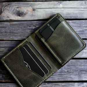 Men's Slim Wallets Portable Custom Leather Card Holders ID Card Credit Card Holders Wallets for Men