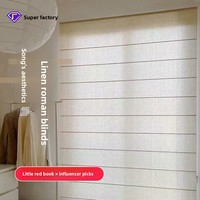 Store romain occultant en voile, occultant la lumière et les regards indiscrets, pour balcon, style chinois esthétique de la dynastie Song