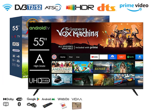Téléviseur intelligent QLED 4K UHD 55 pouces, écran plat, Android 13, HDR, pour cinéma maison, fabrication OEM ODM. - Product Image 2