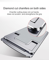 Vente en gros pliable CNC en alliage d'aluminium portable 6 vitesses réglable support de tablette pour téléphone de bureau support de téléphone portable