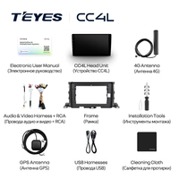 TEYES CC4L pour Toyota Highlander 3 XU50 2013 - 2018 CarPlay Android Auto 2DIN Autoradio Radio multimédia stéréo