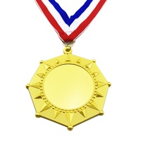 Trofeos Deportivos Modernos de Diseño Personalizado en Oro, Medallas de Oro de Aleación de Zinc