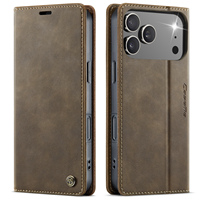 Étui portefeuille magnétique en similicuir avec support et porte-cartes pour iPhone 18 Pro Max, 17 Air, 16 Plus, 15 Pro, 14, 13, 12
