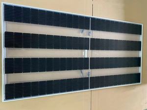 Pannello Solare Semi-Trasparente 40% BIPV a Doppio Vetro 420W per Sistema di Facciata Architettonica - Product Image 2