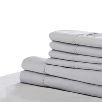 Parure de Lit d'Hôtel en Gros 100 % Coton, Ensemble de 4 Pièces