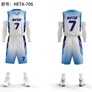 Uniformes de Baloncesto Personalizados de Alta Calidad, Conjuntos de Uniformes de Baloncesto con Sublimación Completa, Camiseta de Baloncesto Transpirable - Product Image 2