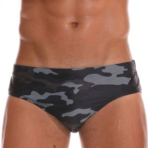 Summer Custom <b>Mens</b> Swim Briefs Solid Color Printed Shorts Low Waist Swimsuit Waterproof <b>Men</b> Beach <b>Trunks</b> - Product Image 2