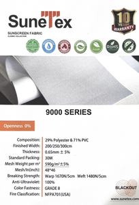 Tela de Alta Calidad para Persianas Enrollables Opacas, Protección Solar, Tela de Protección Solar para Persianas Enrollables - Product Image 6