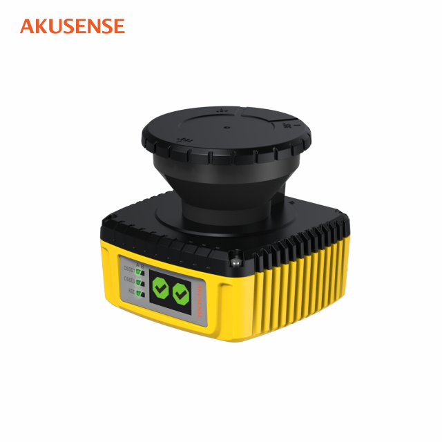 TOF Diffuse Reflection Scanning Measurement Sensor Mini Aluminum Alloy 270° Angle Navigational Lidar Safety LiDAR Scanners