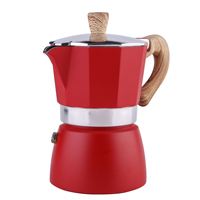 Cafetière Moka en aluminium avec logo personnalisé, 1 à 12 tasses, 50 ml, 100 ml, 150 ml, 300 ml, 450 ml, 600 ml, 700 ml, cafetière à expresso Moka