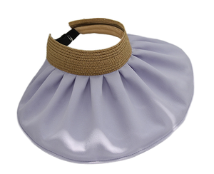 Nouveau Chapeau de Soleil Unisexe Printemps-Été 2026 à Large Bord, Protection UV, Chapeau de Paille Imperméable à Calotte Ouverte pour la Plage - Product Image 1