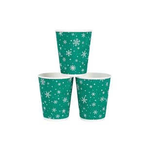 Gobelets à paroi ondulée 8oz/12oz/16oz (240/360/500ml) – Vente en gros de gobelets en papier jetables à double paroi pour café à emporter - Product Image 2