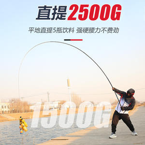 Canne à pêche télescopique super rigide 5m 6H 19 pour la pêche en eau douce, en réservoir et en étang - Product Image 4