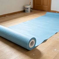 Film de protection de sol auto-adhésif non tissé, imperméable et facile à retirer, pour la rénovation et la peinture