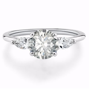 Anillo de Plata de Ley 925 de Alta Calidad, Anillo de Compromiso y Boda con Circonita Cúbica, Moderno - Product Image 2