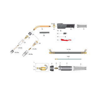 Tocha De Solda HAILI TOCHA MIG SBME 135 - 3M completo di rava PRETA per il mercato del Brasile - Product Image 3