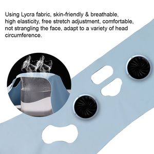 Masseur facial E-FMS japonais réutilisable avec logo personnalisé, ceinture réductrice de double menton, sangle raffermissante, modelateur de visage en V, lifting - Product Image 4