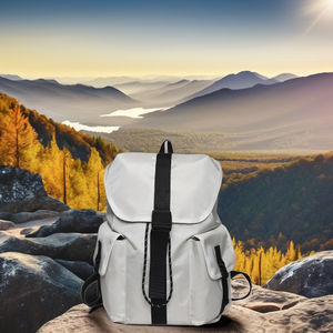 Sac à dos à bandoulière unique de couleur unie personnalisé, édition coréenne minimaliste, loisirs, étudiant, sports de plein air, voyage, choix de Ckpack - Product Image 3