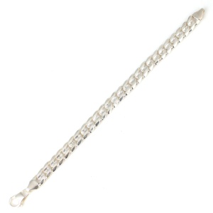 NUSRET Pulsera de Cadena con Patrón Romántico para Mujer, Plata de Ley 925, 0.9 mm, Piedra Natural, Hecha a Mano, Joyería Turca TR - Product Image 3