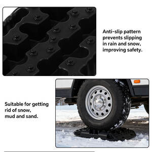 होमफुल ऑफ रोड ट्रैक्शन बोर्ड Hdpe वाहन रिकवरी ट्रैक बर्फ मिट्टी के लिए फिट ट्रक सुव जीप एटीवी - Product Image 2