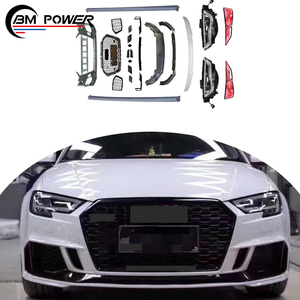 Ajustement parfait AD A3 Old To New 2013-2017 année Kit de carrosserie de <span class=keywords><strong>voiture</strong></span> avec pare-chocs avant grilles phares arrière jupes latérales arrière Spo - Product Image 1